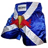 FIGHTERS - Pantalones Muay Thai / Bulls / Azul-Blanco