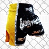 FIGHTERS - Pantalones Muay Thai / Elite Muay Thai / Negro-Amarillo