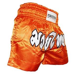 FIGHTERS - Pantalones Muay Thai / Naranja / XL