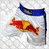 FIGHTERS - Muay Thai Shorts / Bulls / Weiss-Blau/ XXS