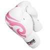 FIGHTERS - Gants de Boxe / Lady Style / Blanc-Rose