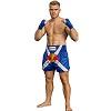 FIGHTERS - Muay Thai Shorts / Bulls / Blau-Weiss