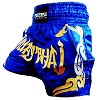 FIGHTERS - Shorts de Muay Thai / Bleu-Or