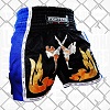 FIGHTERS - Thaibox Shorts / Elite Fighters / Schwarz-Blau / Medium