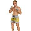 FIGHTERS - Pantalones Muay Thai / Plata-Gris