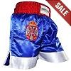 FIGHT-FIT - Muay Thai Shorts / Serbien-Srbija / Zastava / XL