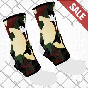 FIGHTERS - Knöchelschoner / Ankle Guard / Camo-Grün / XL