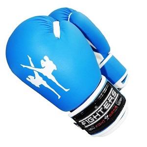 FIGHTERS - Boxing Gloves for Kids / Attack / 6 oz / Blue
