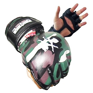 FIGHTERS - MMA Handschuhe / Elite / Camo / Small