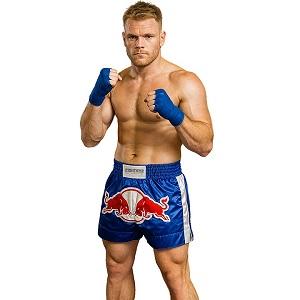 FIGHTERS - Muay Thai Shorts / Bulls / Blau / XS