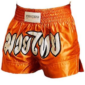 FIGHTERS - Shorts de Muay Thai / Orange / Small