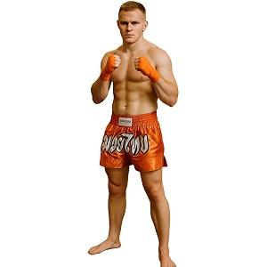 FIGHTERS - Shorts de Muay Thai / Orange / Small