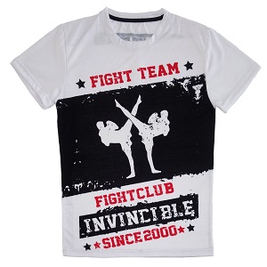 FIGHTERS - T-Shirt / Fight Team Invincible / Weiss / Small