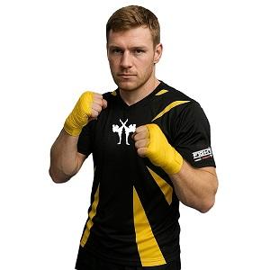 FIGHTERS - Kick-Boxing Shirt / Competition / Schwarz / XS