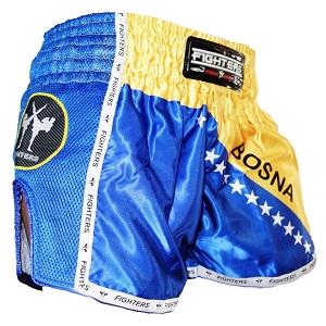 FIGHTERS - Short de Muay Thai / Elite / Bosnie-Bosna / Large