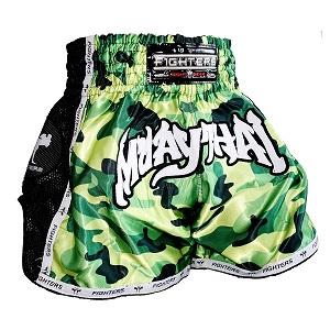 FIGHTERS - Pantalones Muay Thai / Elite Camuflaje / XS