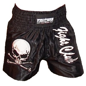 FIGHTERS - Muay Thai Shorts / Fight Club / Black / XXL