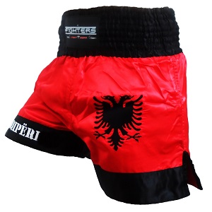 FIGHTERS - Muay Thai Shorts / Albanien-Shqipëri / Medium