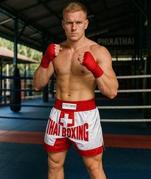 FIGHTERS - Muay Thai Shorts / Schweiz / XS