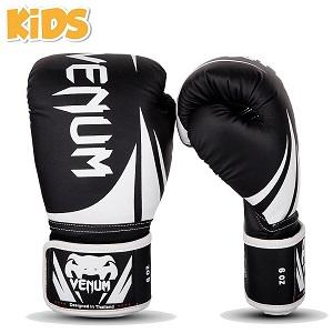 Venum - Boxhandschuhe / Challenger 2.0 Kids / Schwarz-Weiss / 4 Oz