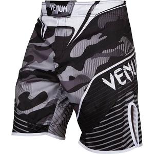 Venum - Fightshorts Shorts de MMA / Camo Hero / Blanc-Noir / Medium