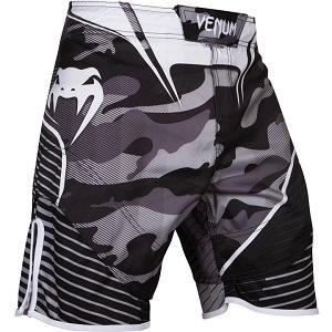 Venum - Fightshorts Pantalones cortos de MMA / Camo Hero / Blanco-Negro / Medium