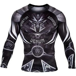 Venum - Rashguard / Gladiator 3.0 / Mangas Largas / Negro / Medium