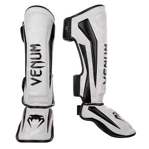 Venum - Espinilleras / Elite / Blanco-Camo / Large