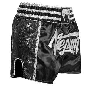 Venum - Muay Thai Shorts / Absolute 2.0 / Schwarz-Silver / Medium