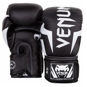 Venum - Gants de Boxe / Elite / Noir-Blanc / 10 oz