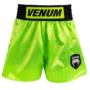 Venum - Muay Thai Shorts / Classic Evo / Neon Gelb-Schwarz / Small