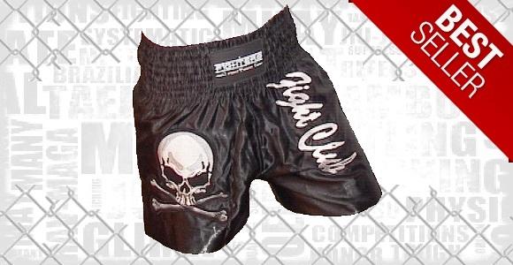 FIGHTERS - Muay Thai Shorts / Fight Club / Schwarz